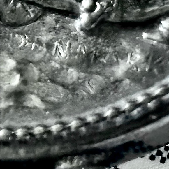 VINTAGE “HANS JENSEN” SILVER PLATE HAND-MIRROR / ‘MADE IN DENMARK’, CIRCA 1940’S - Picture 6 of 6